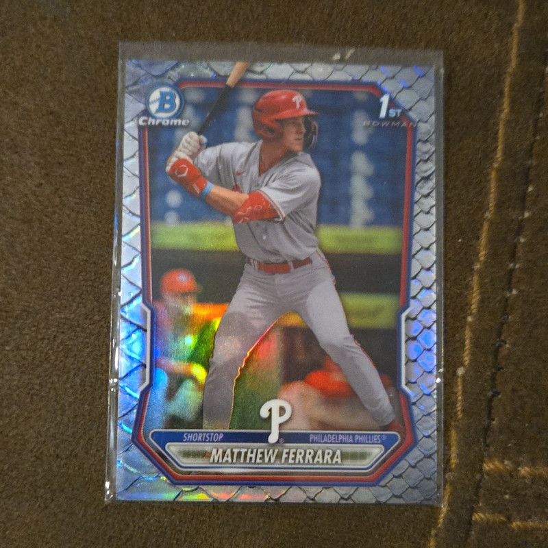 Bowman 2026 Bowman Chrome Prospects Matthew Ferrara Phillies 1st #BCP-110