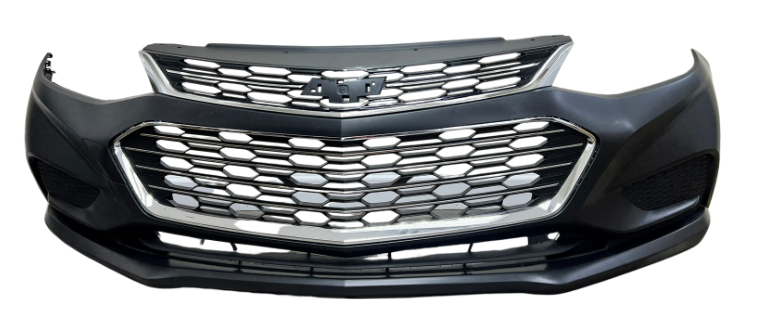 Replacement Front Bumper Cover For 2016-2018 Chevy Cruze Sedan 4-Door - Primered, Direct Fit, OEM Style (Part #191275123478)