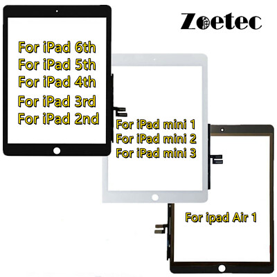 Für iPad 6/5/4/3/2/Air 1. Gen/Mini 1/2. Generation Digitizer Touchscreen Original-Zubehör-Hersteller