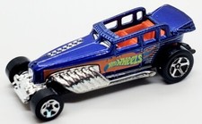 2017 HOT WHEELS CFH25 GREAT GATSPEED BLUE 1:64 DIECAST 2 3/4" CAR W/ ORANGE