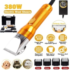380W professional electric animal hair clippers horse dog pet grooming trimmers
