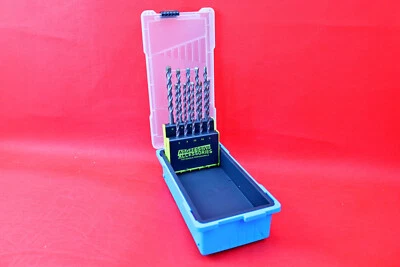 Punk 10 Piece Percussion Drill Bit Set with Hard Storage Case