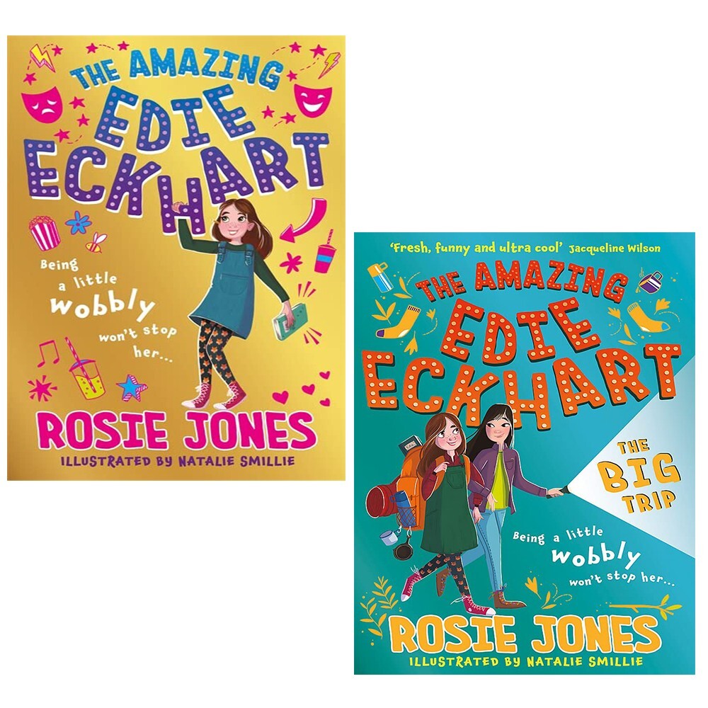 Amazing Edie Eckhart Series Collection 2 Books Set by Rosie Jones Paperback NEW