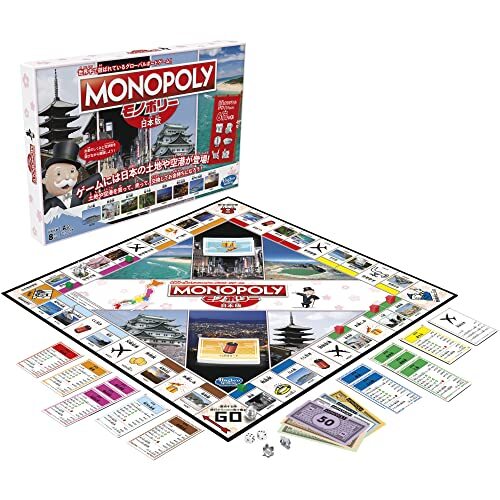 MONOPOLY　英語版 Hasbro Monopoly Japanese version Family board game 6 pieces