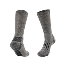 2 pairs of men's and women's winter thickened skiing merino wool socks