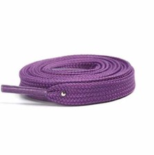 Dark Purple Flat Replacement Shoe Laces Strings Work Boot Sneakers Hiking 5001