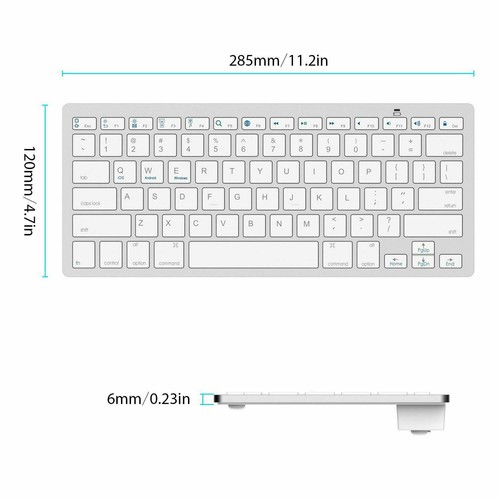 Wireless Keyboard & Mouse Combo Mini USB 2.4G Ultra Slim For Windows PC Laptop - Picture 4 of 15