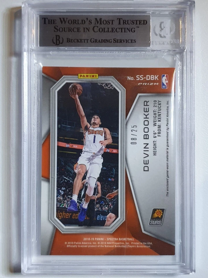 Camiseta deportiva Spectra Devin Booker 2018 #parche verde neón/25 usada - BGS 9 (POP 1) Foto 4 de 4