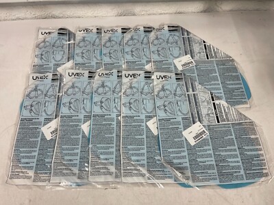 CASE OF 10 Uvex Face Shield Visor: Clear, Anti-Fog /Anti-Scratch, Polycarb 9 1/2