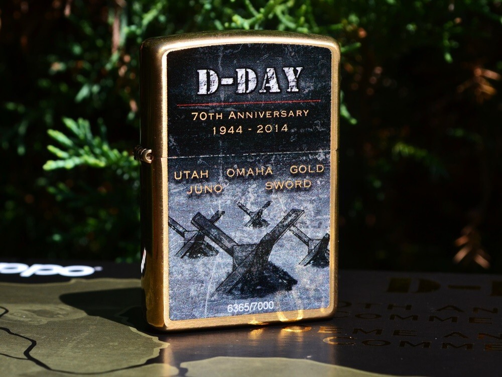 D-Day 70th Anniversary Zippo Lighter - Commemorative D-Day 70th Anniversary Zippo Lighter - Commemorative