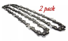 2x 16" Chain For Red Max G250 G2500 G300 G3100 G3200 G3300 G3800 GZ3500T GZ380