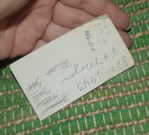 Business Card Terry Jay Warsaw MD Internal Medicine Dr Tehachapi CA 1980s - 第 2/3 張圖片