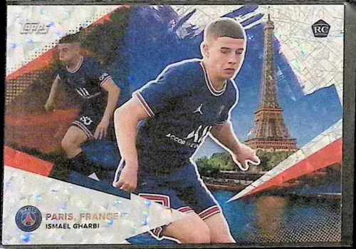 2021-22 Topps Paris Saint-Germain PSG Team Set Foil Parallel Ismael Gharbi