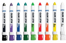 Markal Quik Stik Fast Drying, Permanent, Twist Solid Paint Marker, 12 Pack 