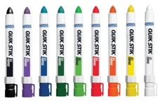 Markal Quik Stik Fast Drying, Permanent, Twist Solid Paint Marker, (12 Pack)