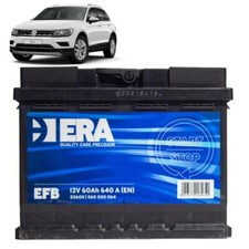 Batteria 60Ah EFB per Volkswagen Tiguan II 1.4 1.5 2.0 Hybrid benzina 2016+