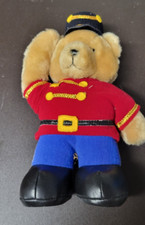 Dakin 1986 Toy Soldier 9" Dressed Brown Teddy Bear Stuffed Plush Animal