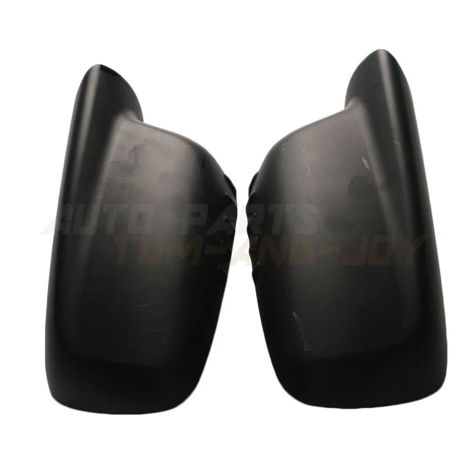 Door Mirror Pair Cover Trim Unpainted For BMW E46 323Ci 325Ci 328Ci E65 E66 Foto 4 de 4