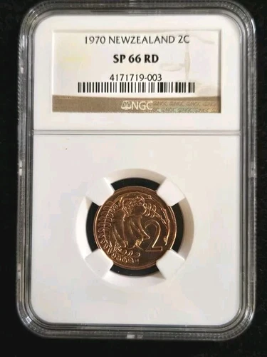 1970 NEW ZEALAND 2 CENTS NGC SP66RD!!!!