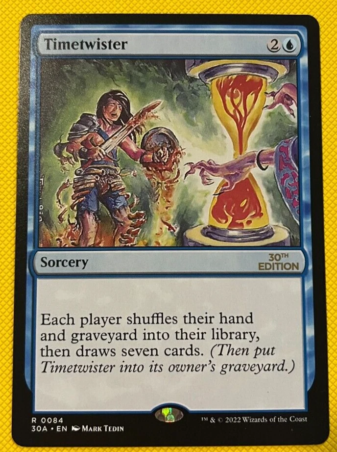 マジック：ザ・ギャザリング MTG Timetwister 30th anniversary edition Timetwister 30th Anniversary Edition Regular for sale online | eBay