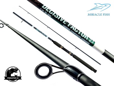 Miracle Carbon Raubfischrute Spinn Angelrute Forellenrute 2,10m 10-30g