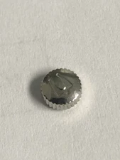 Accutron Waterproof Stainless Steel / White Watch Crowns NOS O.D. 4.7mm Tap 8