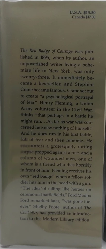 Shelby Foote The Red Badge Of Courage Signed First Edition - Image 3 of 4