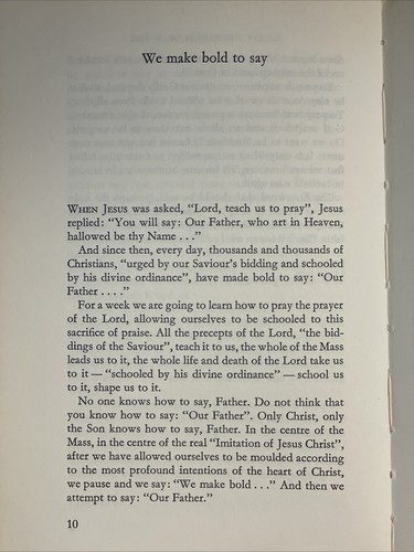 Louis Evely: We Dare to Say Our Father; Herder, NY 1965; Catholic spirituality - Imagen 9 de 12