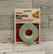 Scotch 110 3M Mounting Tape - 1/2" x 75" - New