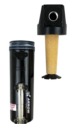 Arrow Pneumatics Moisture Particulate Filter 1/2'' NPT, Auto Drain, F384FW