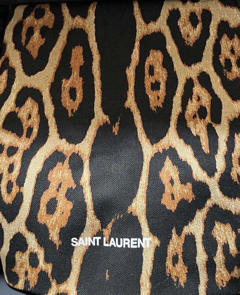 Borsa YSL Saint Laurent LEO tote bag nuova shopper borsa in tessuto TOTEBAG LEOPARD