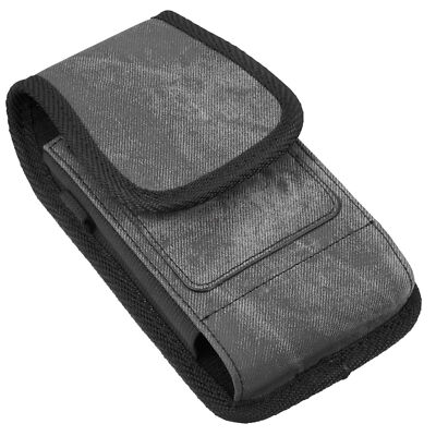 Cell Phone Vertical Denim Carrying Belt Clip Pouch Case Holster Cover For iPhone