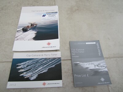 Jeanneau 2012 Merry Fisher Cap Camarat Verkaufsprospekt Preisliste Boote Geschwindigkeit