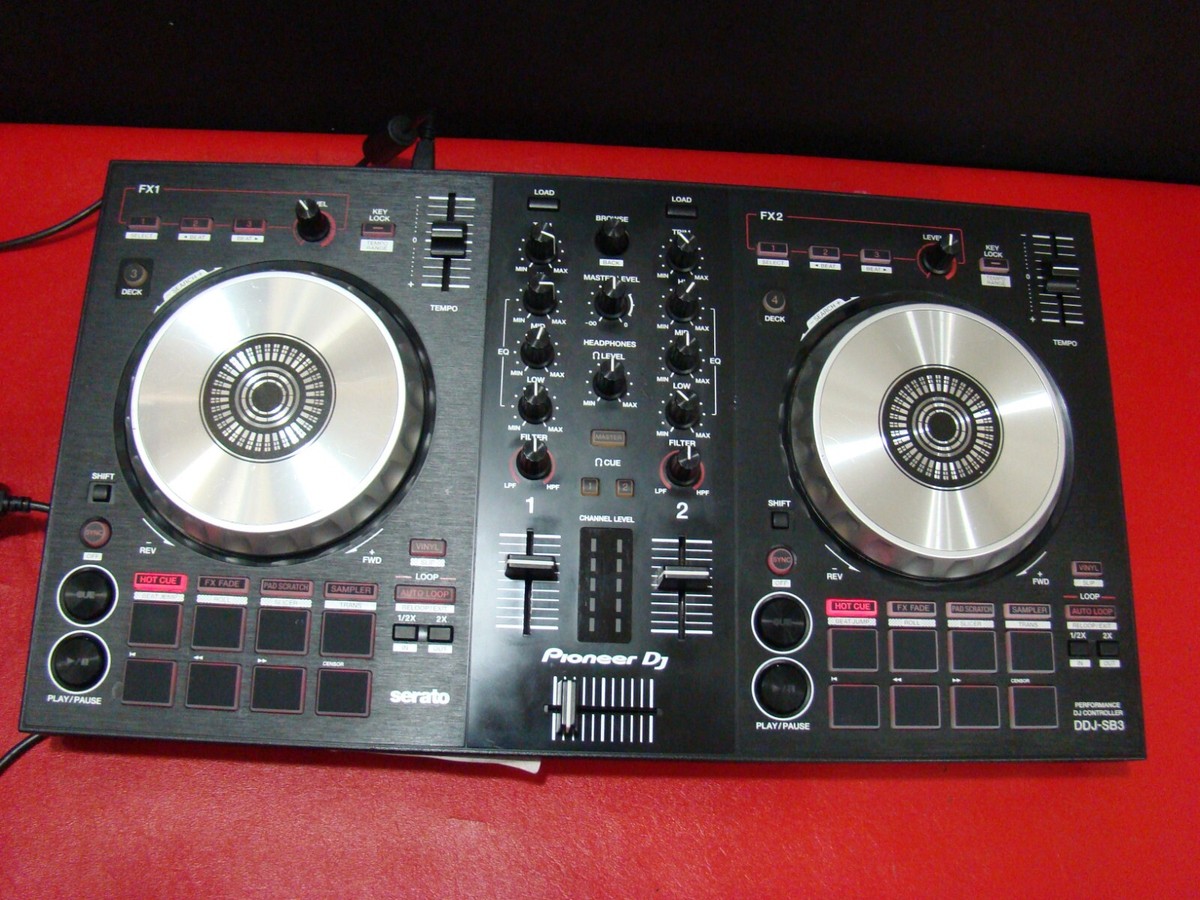 Pioneer DDJ-SB3 Black DJ Performance Digital Controller 2-Channel