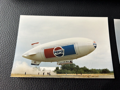 2) VTG 1980's Pepsi Blimp Airship Airshow Pictures Photos | eBay