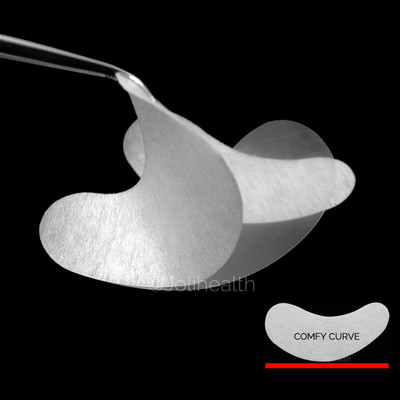 200 Pairs Thin Eye Gel Pad Lint Free Comfy Curved Patch For Eyelash Extension