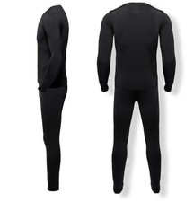 Men  s Fleece Thermal Underwear Set Long Johns Base Layer for Ski Running Cycling