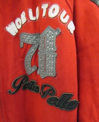 PELLE PELLE MARC BUCHANAN 刺繍ロゴスウェット 赤 M 👑Pelle Pelle