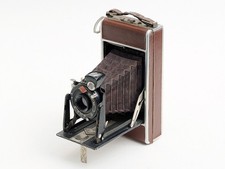 Agfa Billy I Luxus 6x9 braun beledert mit Igestar 10,5cm  f8.8 von ca. 1930