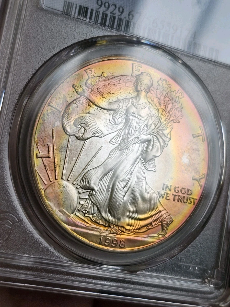 American Eagle MS 67 PCGS Certified Silver Bullion Coins for sale