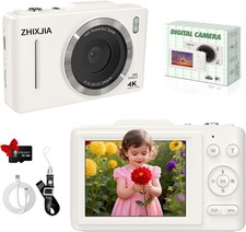 Digital Camera, 1080P FHD 4K 48MP Autofocus Compact Digital Camera with 2.8" LCD