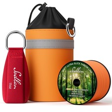 Arborist Throw Line Kit: 166ft Slick Rope 11oz Throw Bag for Tree Trimming