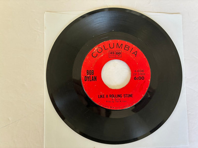 BOB DYLAN - LIKE A ROLLING STONE - ORIGINAL COLUMBIA  RECORDS 45 -