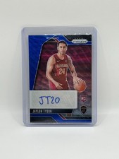 2024 Panini Prizm Jaylon Tyson Blue Wave Rookie Auto Cavaliers