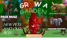 ✔️ Grow A Garden Roblox [🐶]Pack  Ruby Squid Mistletoad PETS 🔥CHEAPEST-FASTEST