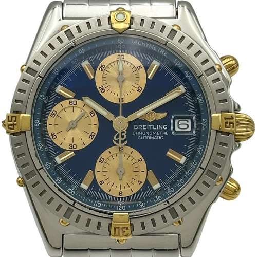 Breitling Chronomat B13352 Automatic Chronograph Watch 39mm Bl...