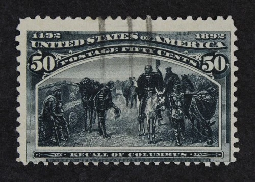 CKStamps: US Stamps Collection Scott#240 50c Columbian Used