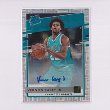 2020-21 Panini Donruss Choice Signatures AUTO #241 Vernon Carey Jr RC Rookie