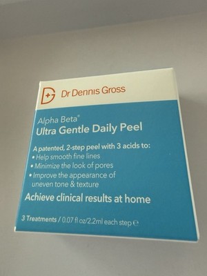Neu DR. DENNIS GROSS Alpha Beta Ultra GENTLE Daily Peel 3 Treatments OVP