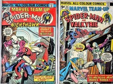 MARVEL TEAM -UP #59 60 SPIDER-MAN WASP YELLOW...